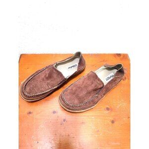 Olukai Men's Brown Suede Leather Slip-On Loafers‎ Size 8.5